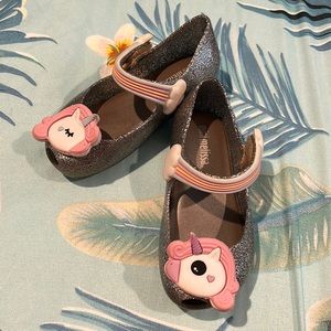 Mini Melissa Ultra-Unicorn Mary Jane Flats Size 7